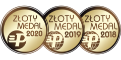 Złote medale targów BUDMA 2020, 2019, 2018
