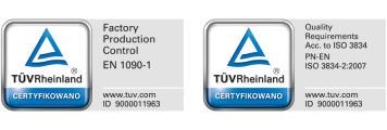 Certyfikaty TUV