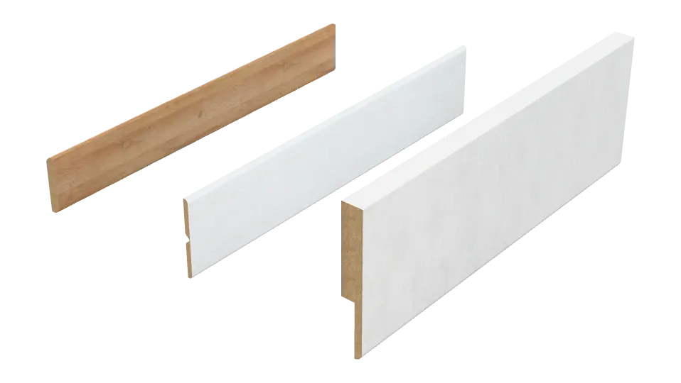 Listwy SP-ID-LS, SP-ID-LW i SP-ID-LWS105 w jasnych dekorach