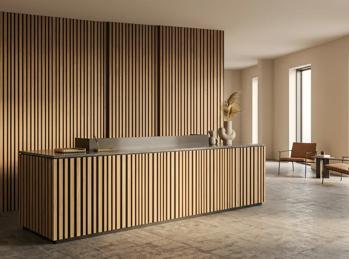 Hotel: STRAMA Wandlamellen