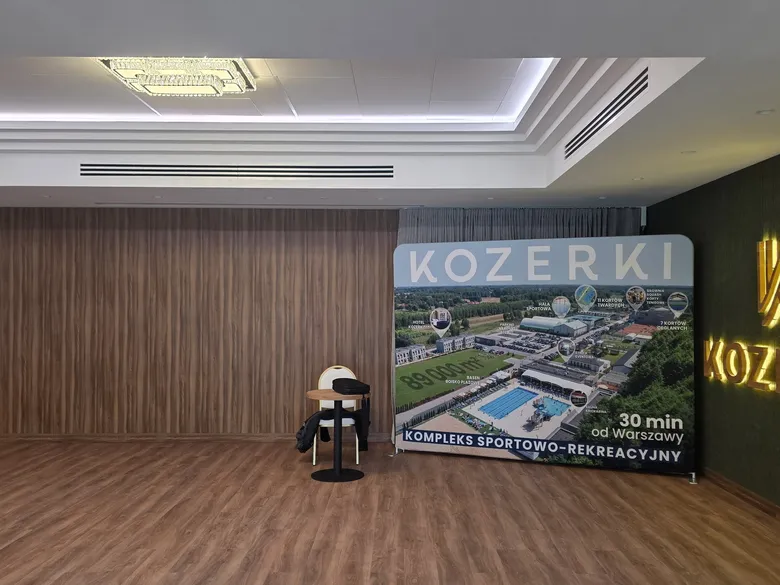 Sala bankietowa, panele ścienne STRAMA